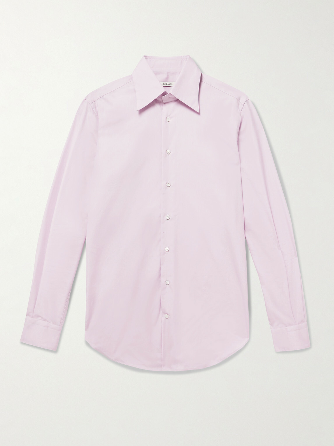 Husbands - Supima Cotton-Poplin Shirt - Purple
