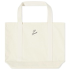 Cafe Kitsune Men's Café Kitsune Fox Tote Bag in Tapioca 