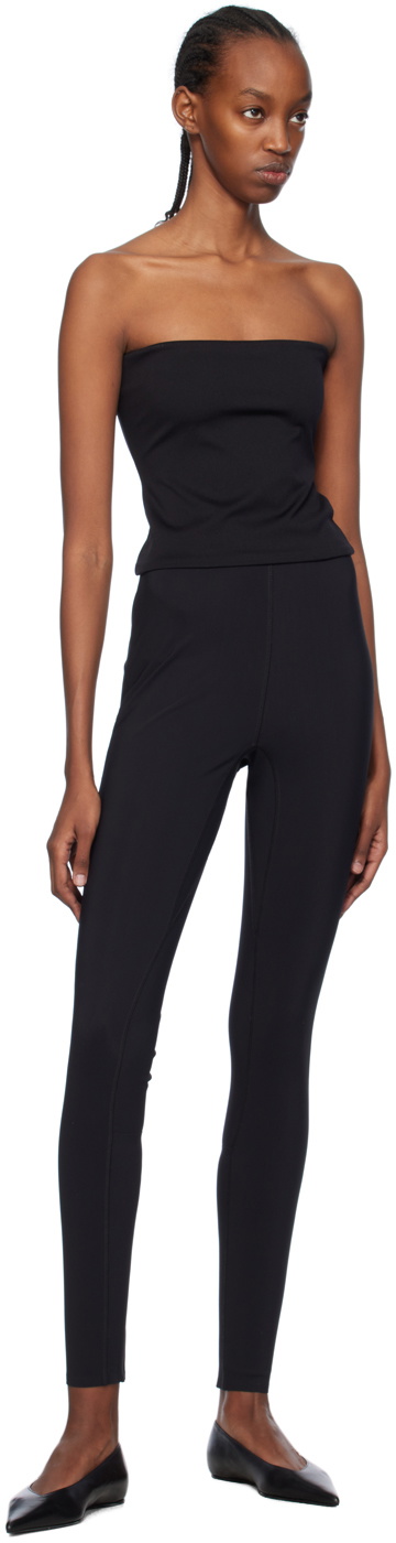WARDROBE.NYC Black Opaque Tube Top