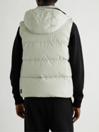 Herno Laminar - Quilted GORE-TEX™ WINDSTOPPER Hooded Down Gilet - Neutrals