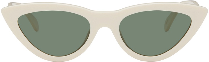 Photo: ANINE BING Off-White Jodie Sunglasses