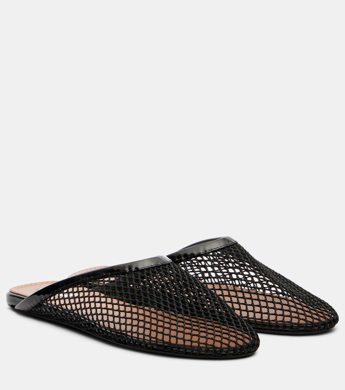 【関税&送料込】Alaia Mesh Mules ALAIA Mesh Flat Mules | Neiman Marcus
