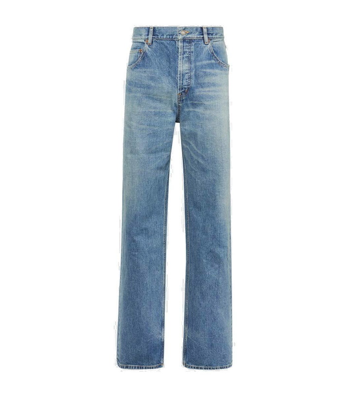 Photo: Saint Laurent Mid-rise straight jeans