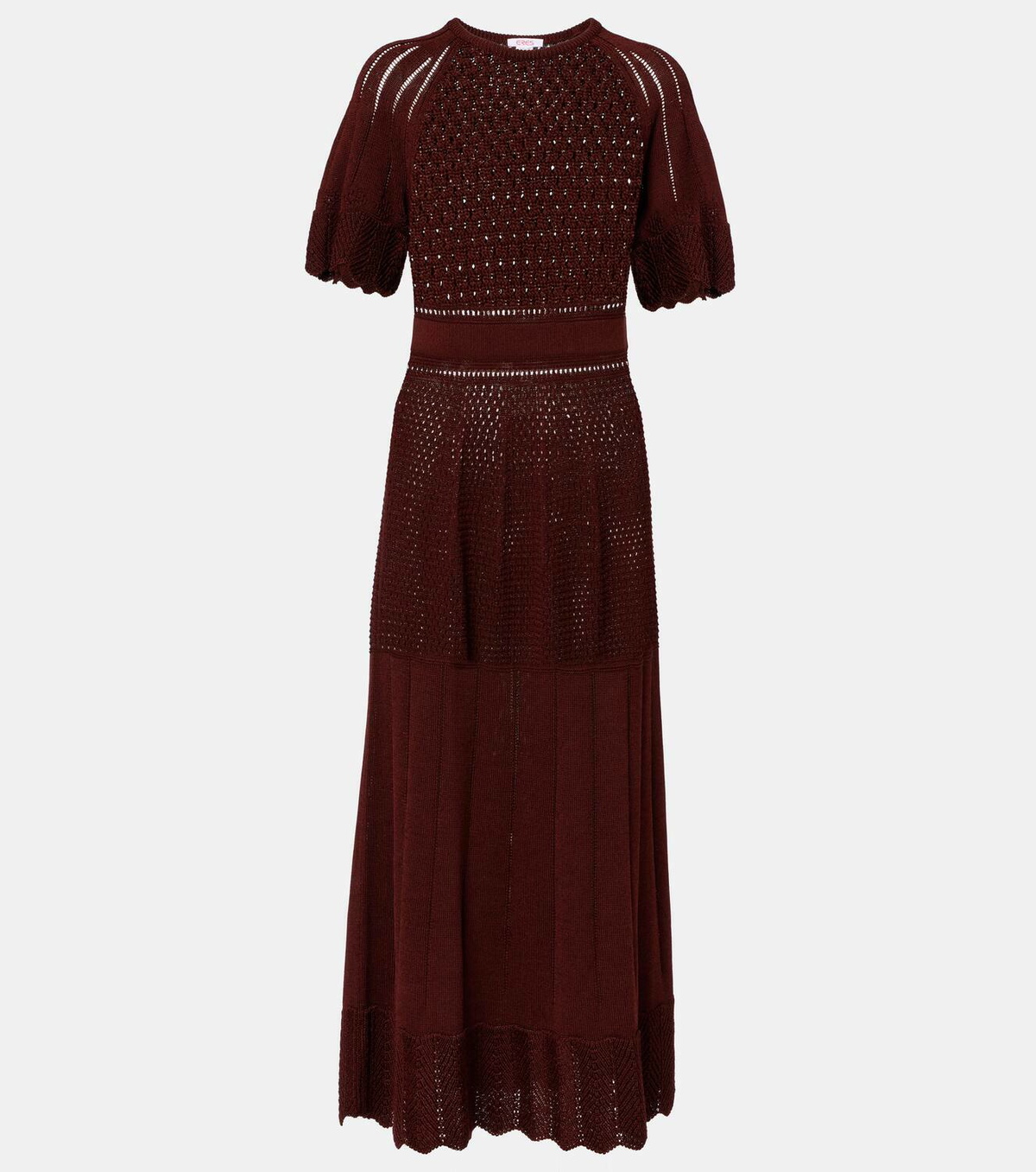 Eres Imaginaire cotton-blend maxi dress