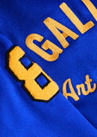 Gallery Dept. Logo Panelled Wool-blend Varsity Jacket Blue