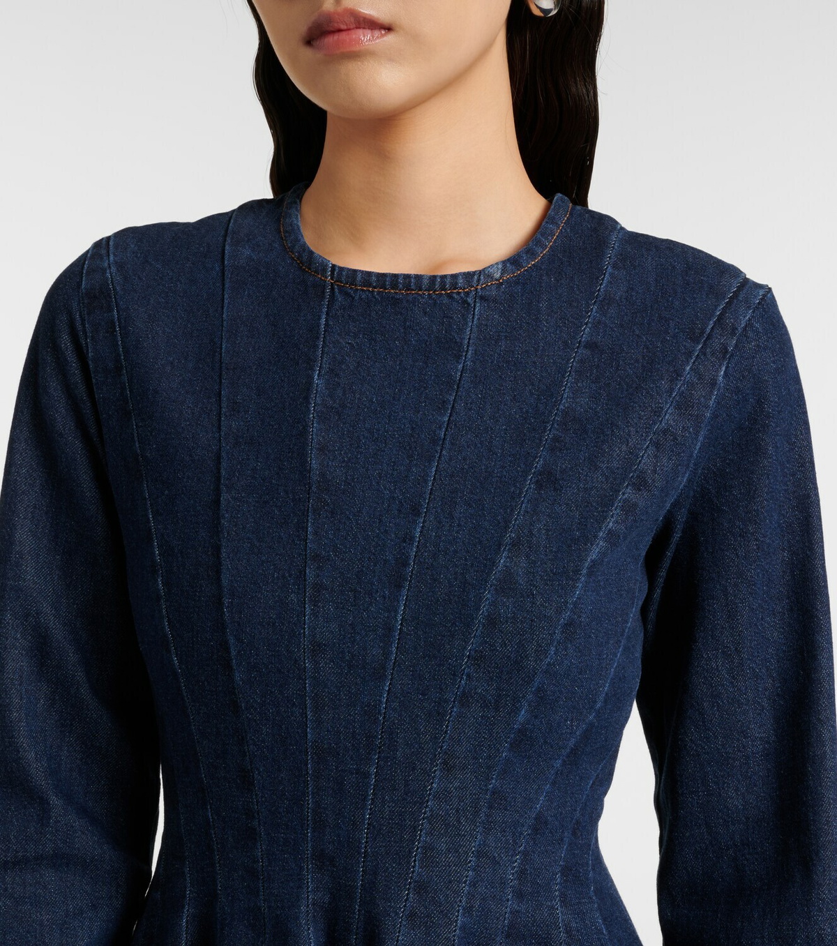 Sportmax Aereo denim minidress