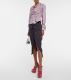 Vivienne Westwood - Drunken striped cotton shirt
