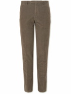 Boglioli - Straight-Leg Cotton-Blend Corduroy Suit Trousers - Brown