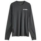Adidas Terrex Xperior Climacool+ Long Sleeve T-Shirt in Carbon