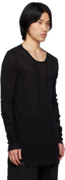 Julius Black Droptail Long Sleeve T-Shirt