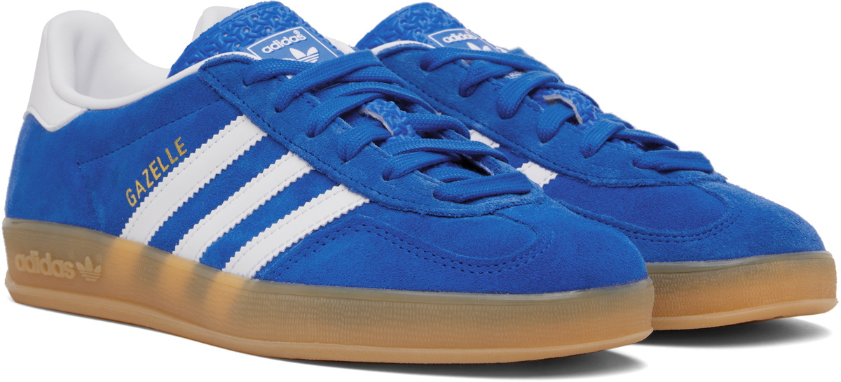 adidas gazelle silver green womens adidas Gazelle 'Royal Blue Energy Green' main image 1