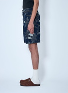 Gucci Denim Jacquard Shorts