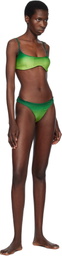 Casablanca Green Gradient Bikini Bottom
