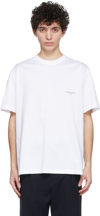 Photo: Wooyoungmi White Logo T-Shirt