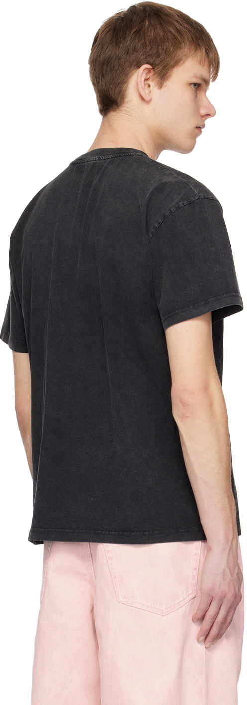 JW Anderson Gray 'Bad Apple' Oversized T-Shirt JW Anderson
