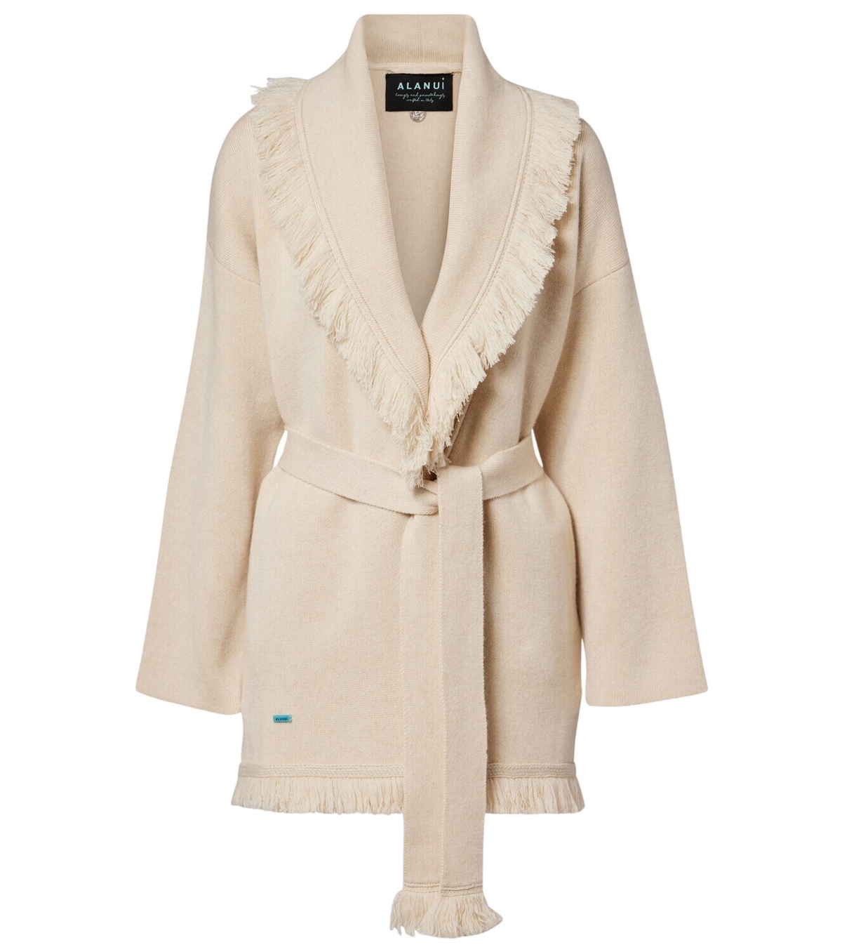 Alanui - Oasis cashmere and linen cardigan Alanui