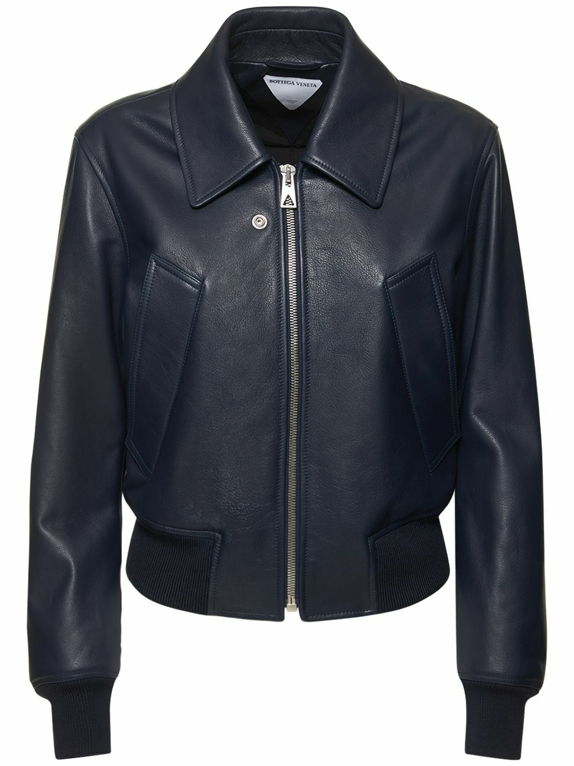 BOTTEGA VENETA - Leather Bomber Jacket Bottega Veneta