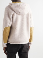 Rag & Bone - Shell-Trimmed Sherpa Hooded Jacket - Neutrals