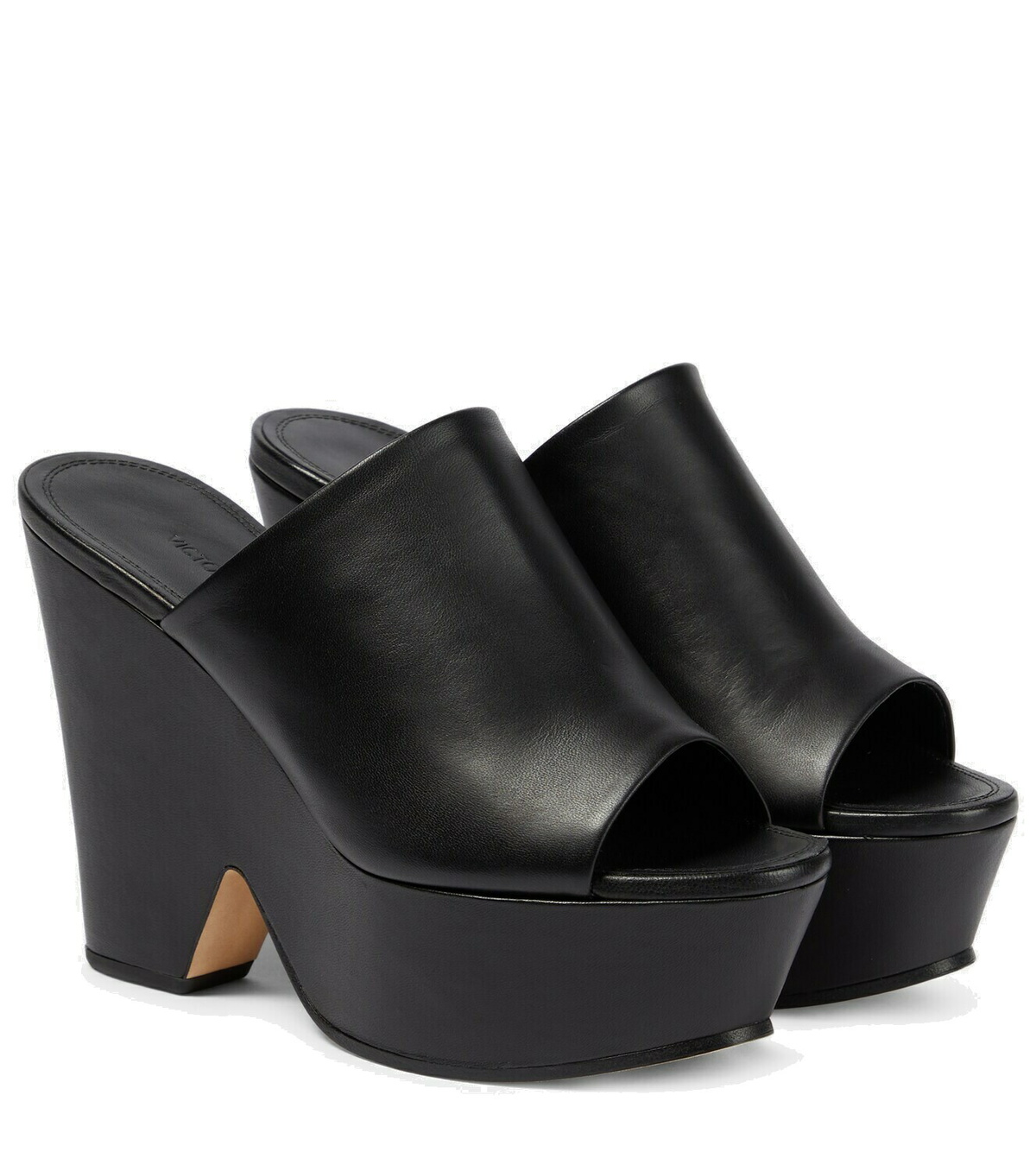 Victoria Beckham Leather platform mules Victoria Beckham