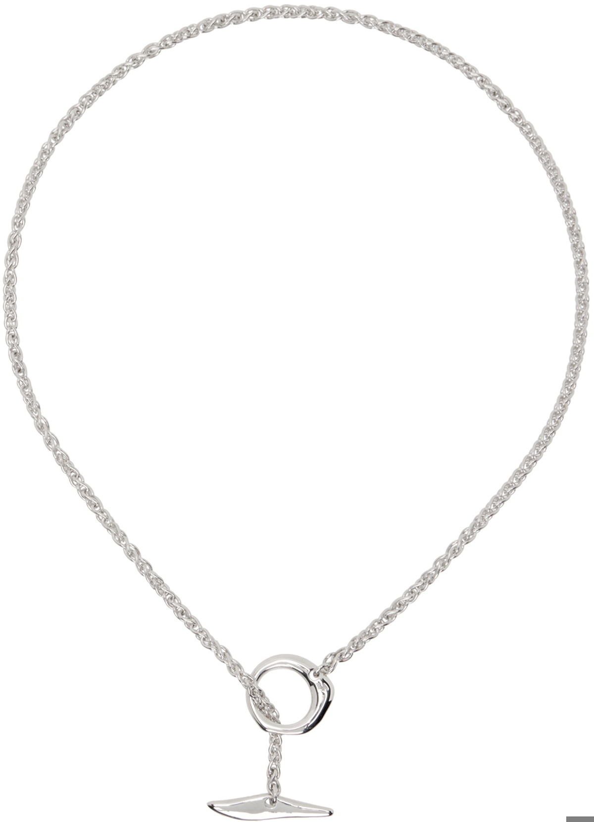 Tom Wood Silver Robin Chain Necklace
