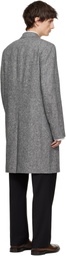 Paul Smith Gray Double Breasted Over Coat