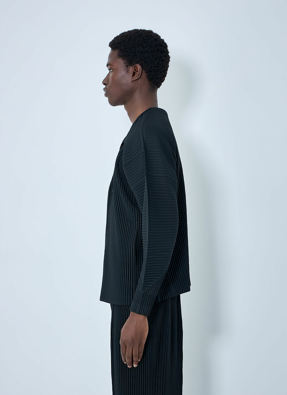 Homme Plissé Issey Miyake Pleated Button-Up Jacket