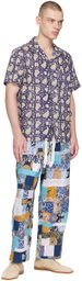 Karu Research Blue Drawstring Trousers