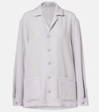 God's True Cashmere Affirmations cashmere pajama shirt with moonstone