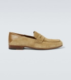 Manolo Blahnik Plymouth suede penny loafers