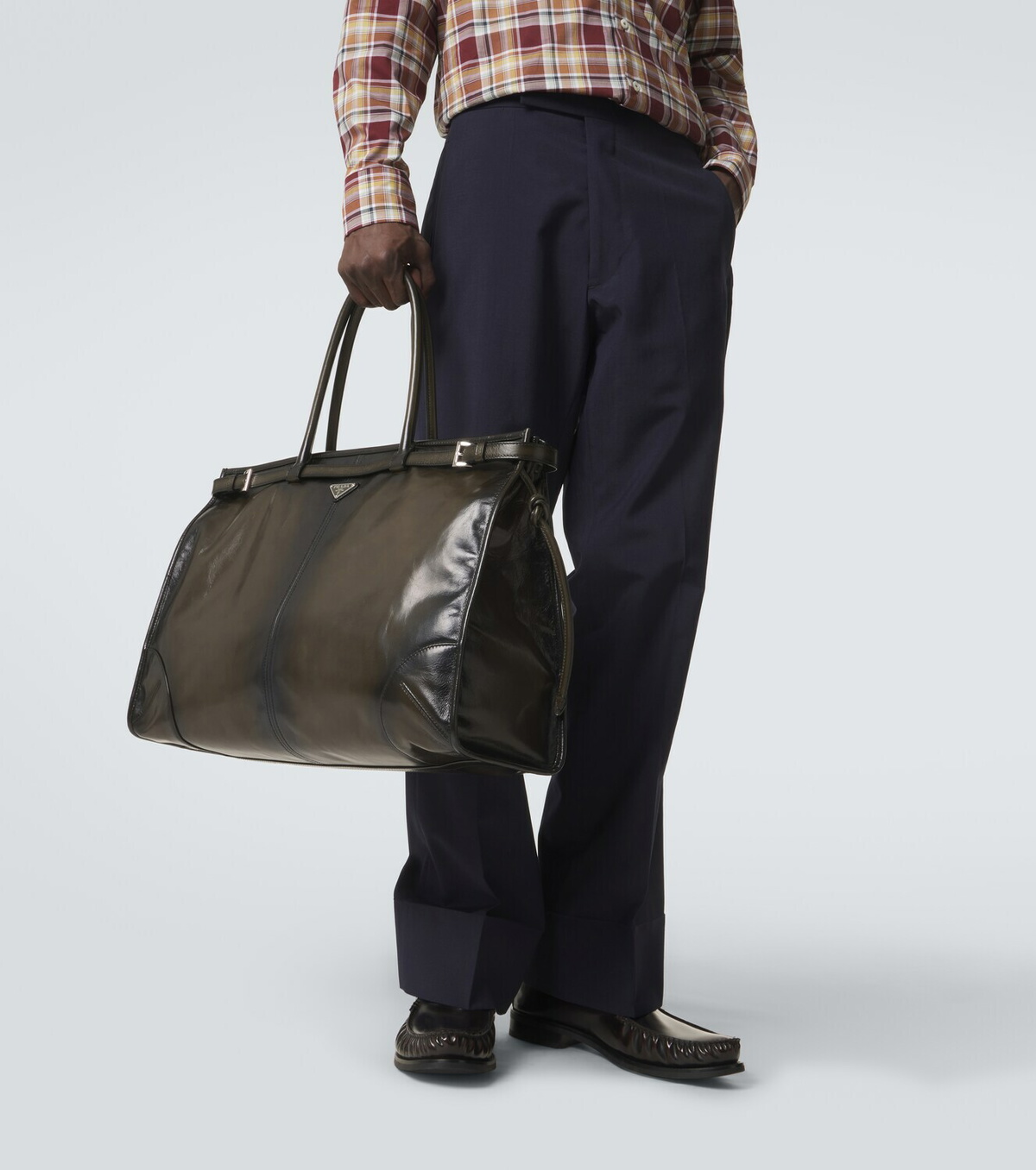 Prada Prada Bonnie leather tote bag
