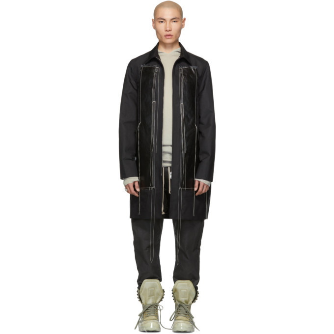 Photo: Rick Owens Black Geo Jumbo Brother Coat