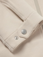 Rag & Bone - Melrose Cotton-Blend Ponte Track Jacket - Neutrals