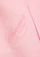 Willy Chavarria Ruff Rider Logo-embroidered Woven Trousers Pink