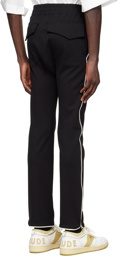 Rhude Black Rayon Trousers