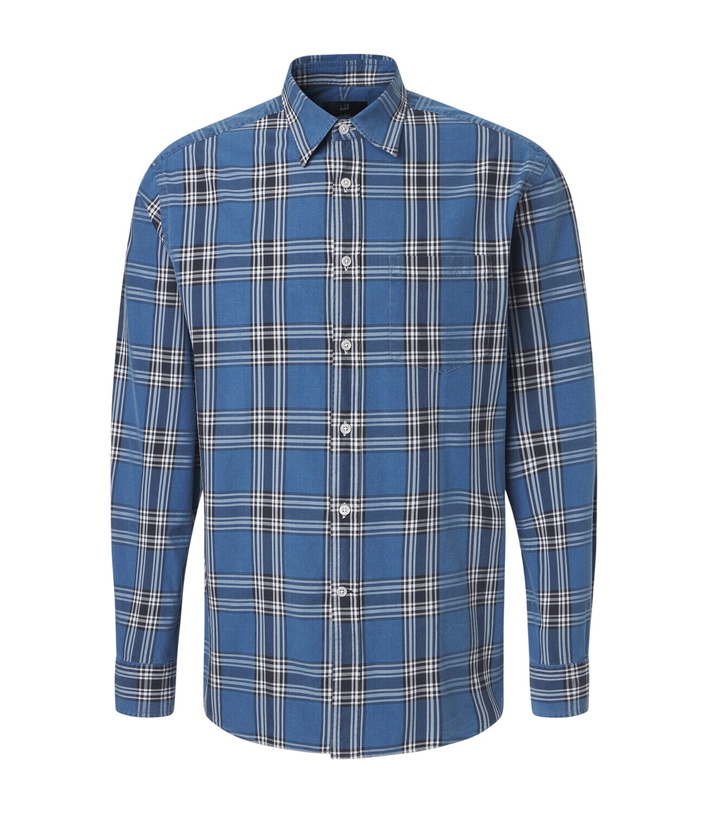 Photo: Dunhill Plaid cotton shirt
