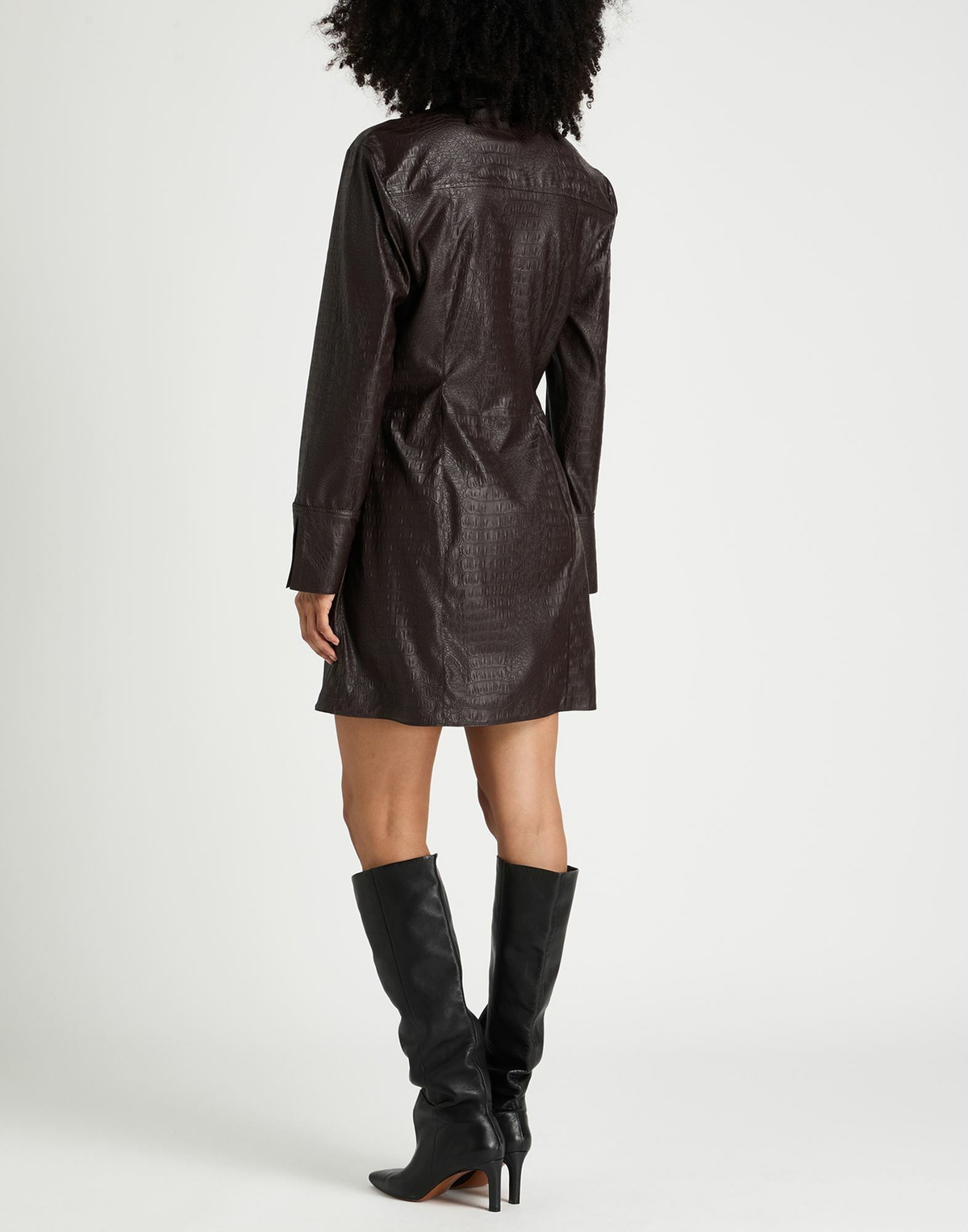 Jijil Womens Overcoat & Trench Coat in Brown