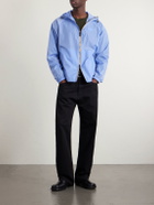 Burberry - Clapton Logo-Appliquéd Shell Hooded Jacket - Blue