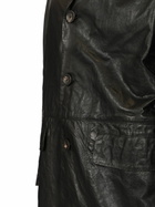 Giorgio Brato Blazer Wrinkled Lamb Leather Col. Nero