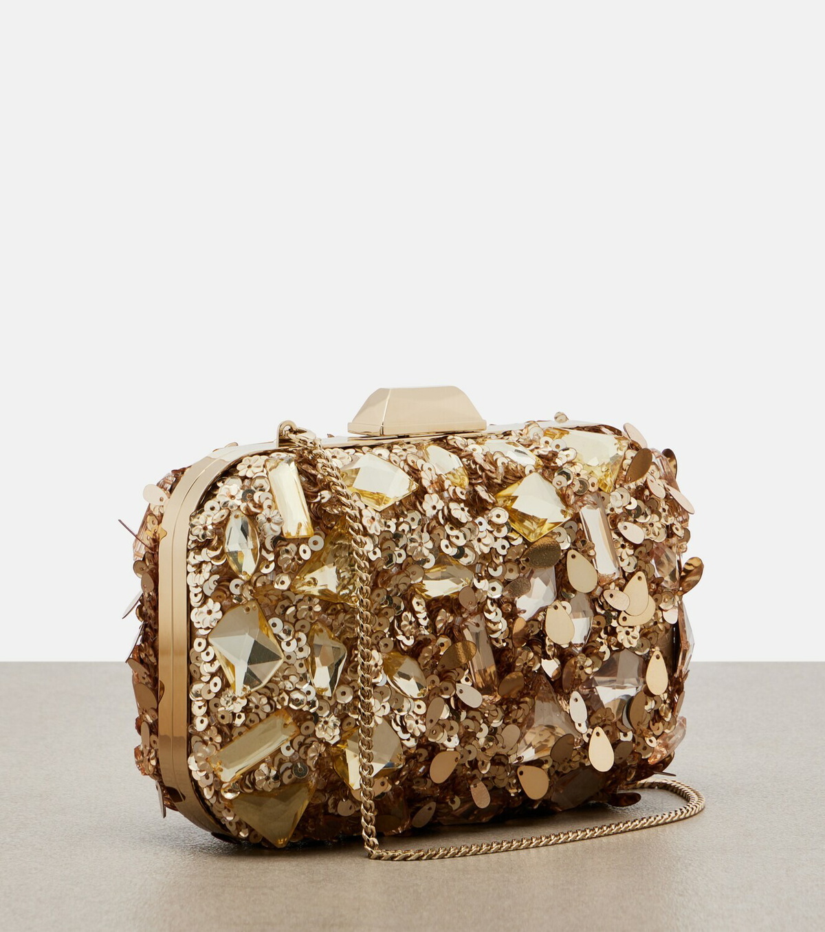 Jimmy Choo Cloud embellished clutch