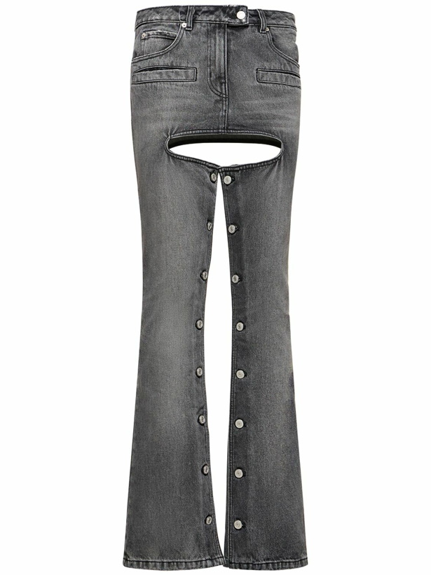 Photo: COURREGES - Chaps Cotton Denim Pants