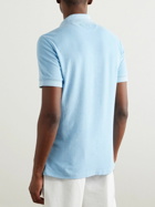 TOM FORD - Cotton-Blend Terry Polo Shirt - Blue