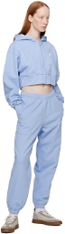 7 DAYS Active Blue Cropped Hoodie