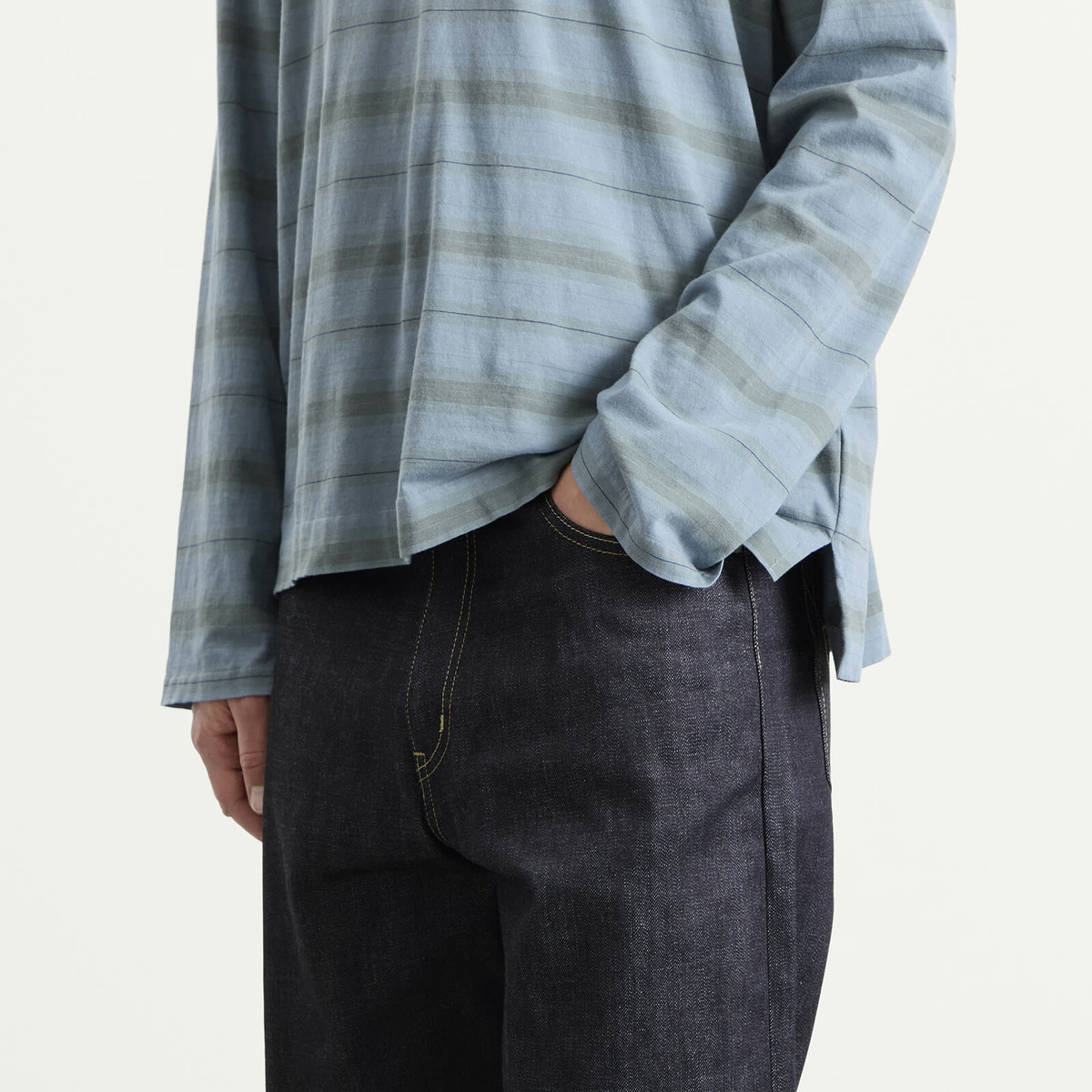 Neighborhood Men's Rigid Denim DP Basic Jeans in Indigo