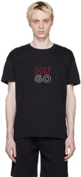 Hugo Black Stacked T-Shirt