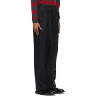 Loewe Black Wool Cargo Pocket Trousers