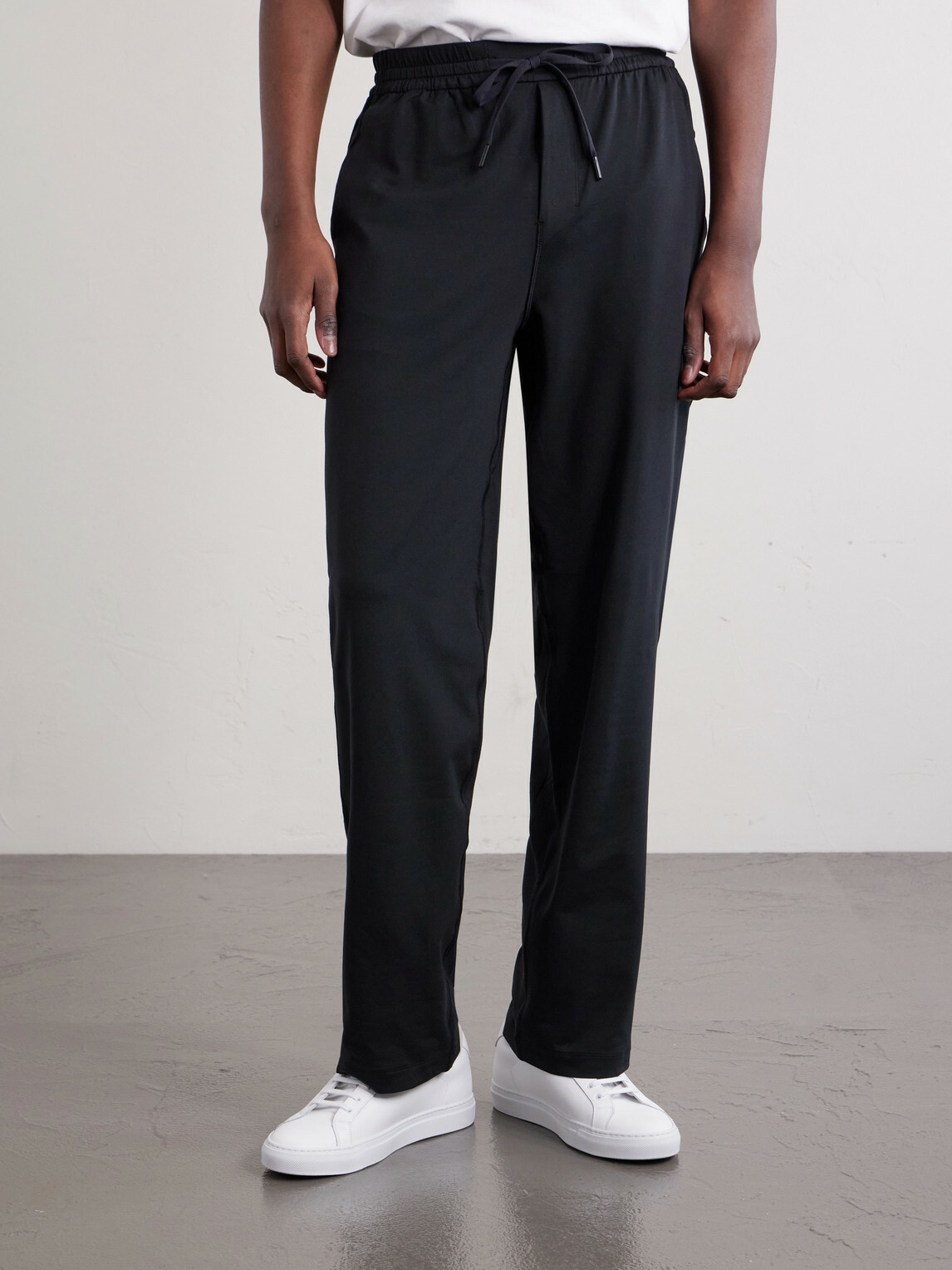 Lululemon - Tapered Stretch-Jersey Sweatpants - Black
