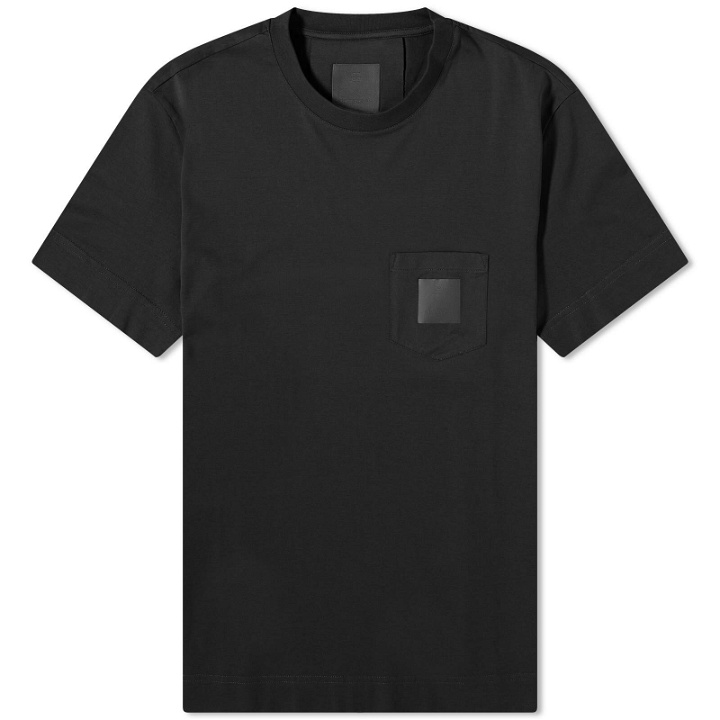 Photo: Givenchy Men's Square Logo Pocket T-Shirt in Black