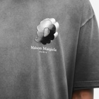 Maison Margiela Men's Symbol Print T-Shirt in Washed Black