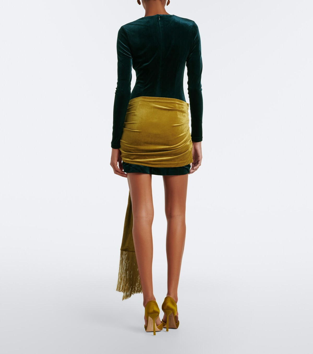 Retrofête Jackson velvet minidress