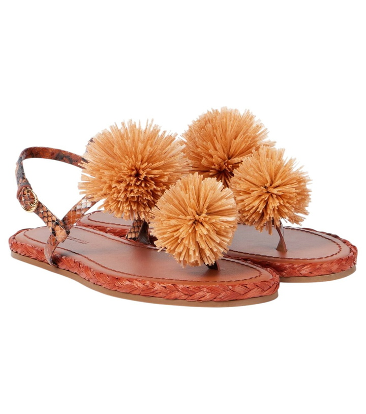 Photo: Ulla Johnson Ingrid leather-trimmed espadrilles